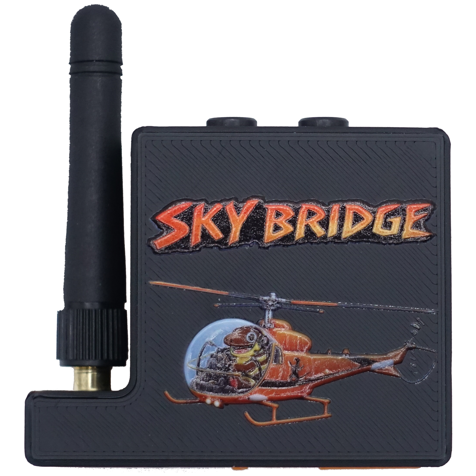 Sky Bridge seen from above with antenna attached