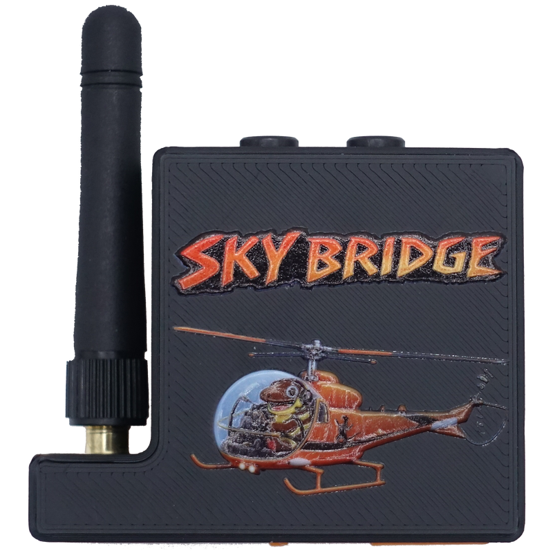 Sky Bridge seen from above with antenna attached